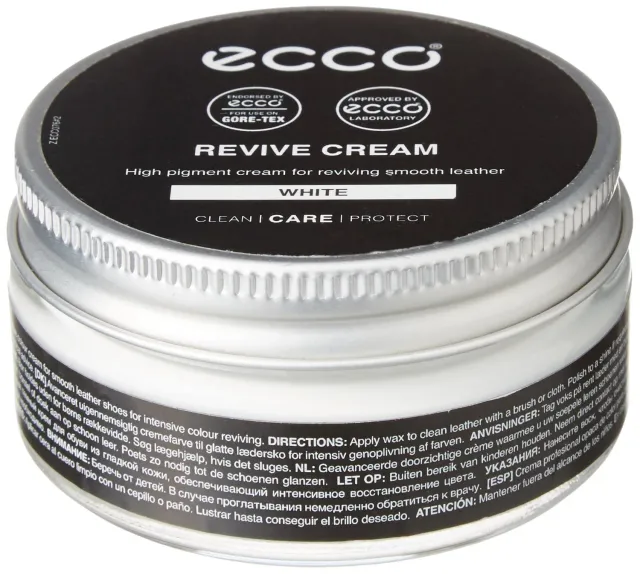 Ecco trattamento scarpe bianco cura pelle liscia