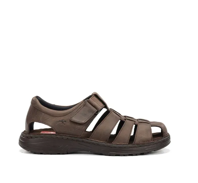 Fluchos Azores F2199 sandali uomo marroni velcro