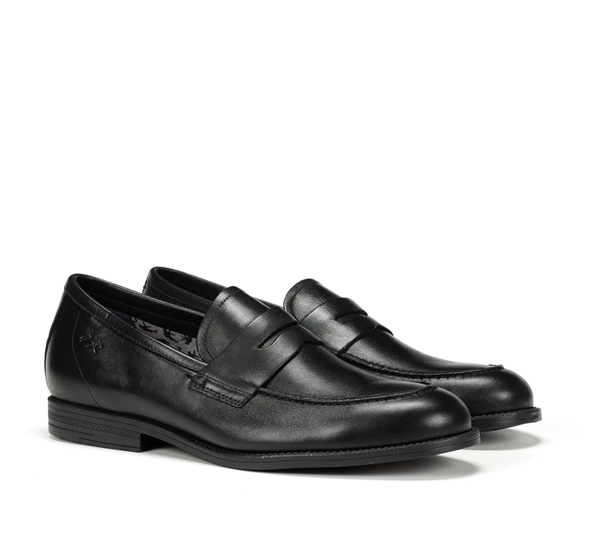 Fluchos Henri F0824 mocassini uomo neri pelle