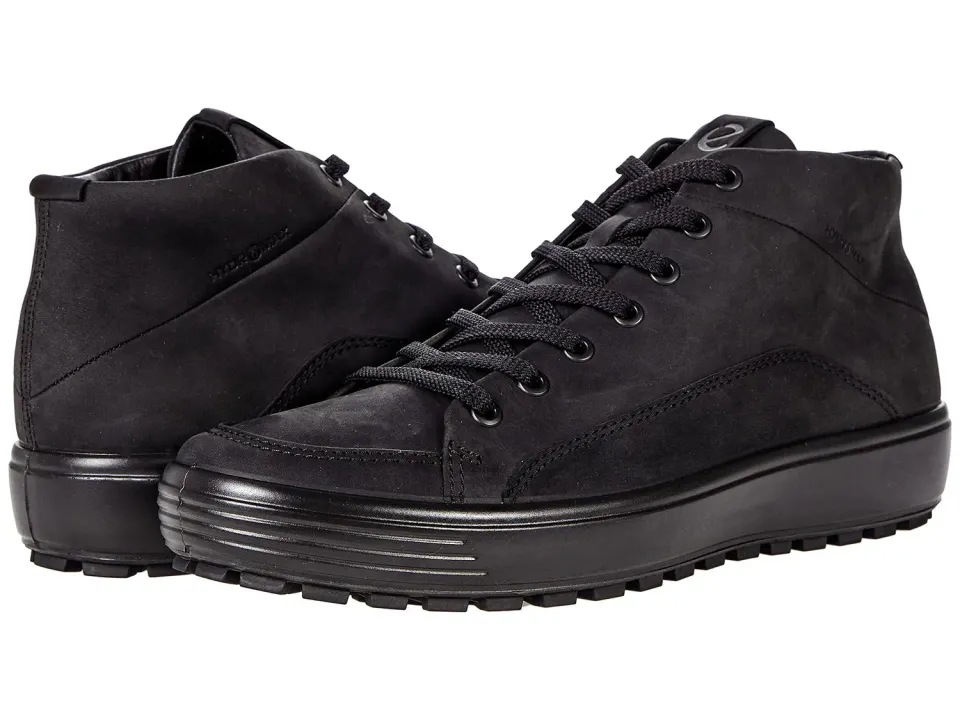 Ecco Soft 7 Tred M Mid-Cut stivaletti uomo nabuk idrorepellente