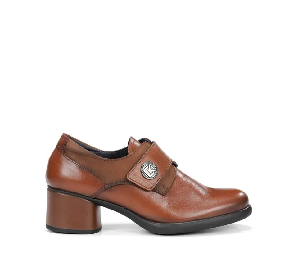 Fluchos Macy D9375 scarpe donna marrone tacco comodo