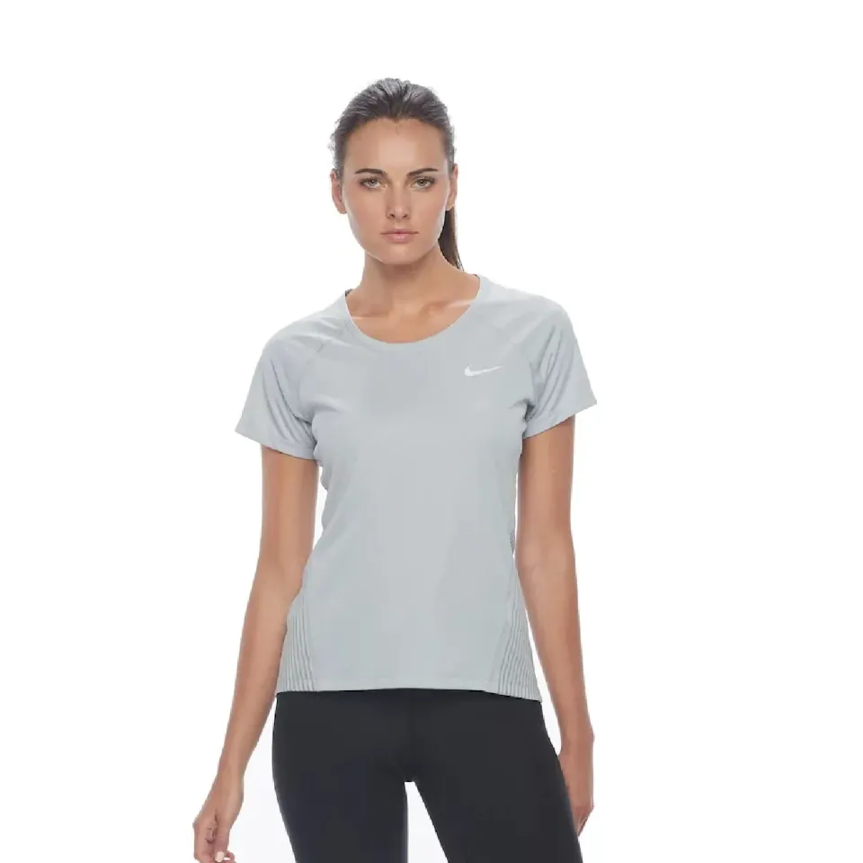 Nike Dry Miler Flash canotta donna grigia Dri-Fit