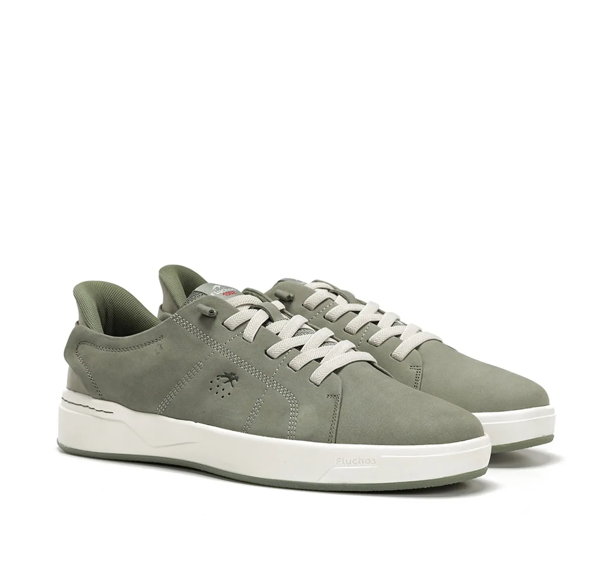 Fluchos Nadal F2378 sneakers uomo verdi con lacci