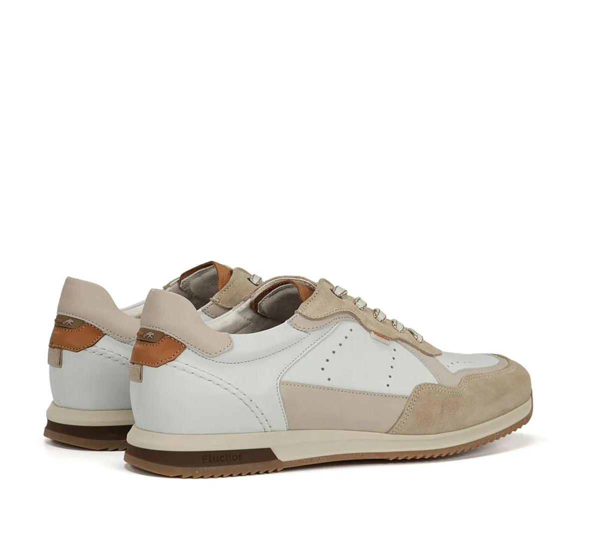 Fluchos Samir F2414 sneakers uomo beige tessuto