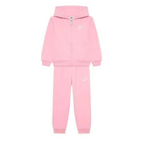 Nike Club Fleece Full-Zip Set Bimba 3 anni rosa