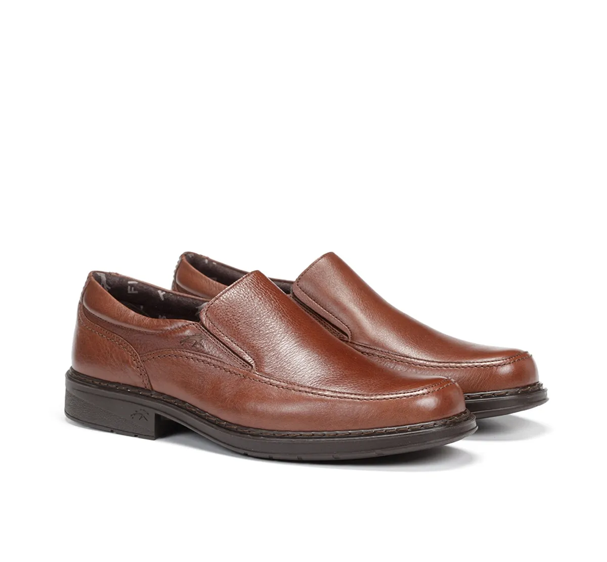 Fluchos Clipper 9578 slip on uomo marroni pelle