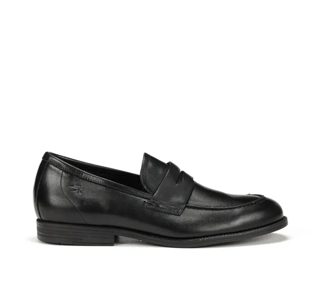 Fluchos Henri F0824 mocassini uomo neri pelle