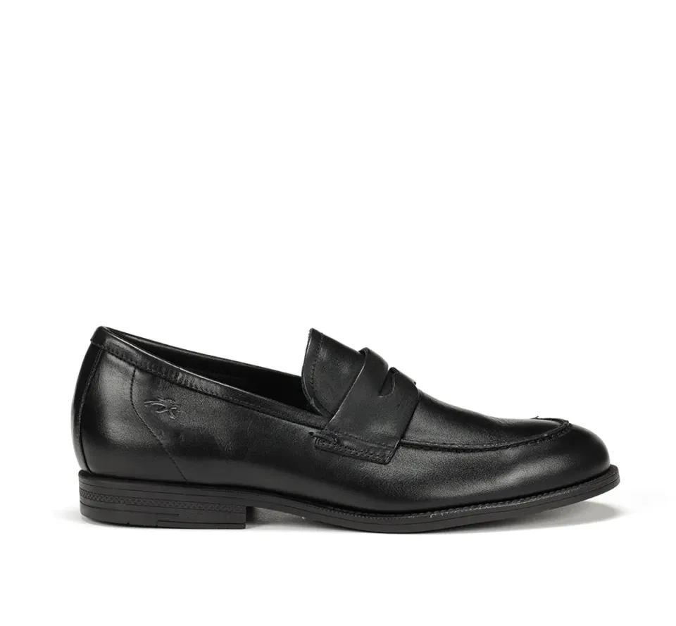 Fluchos Henri F0824 mocassini uomo neri pelle