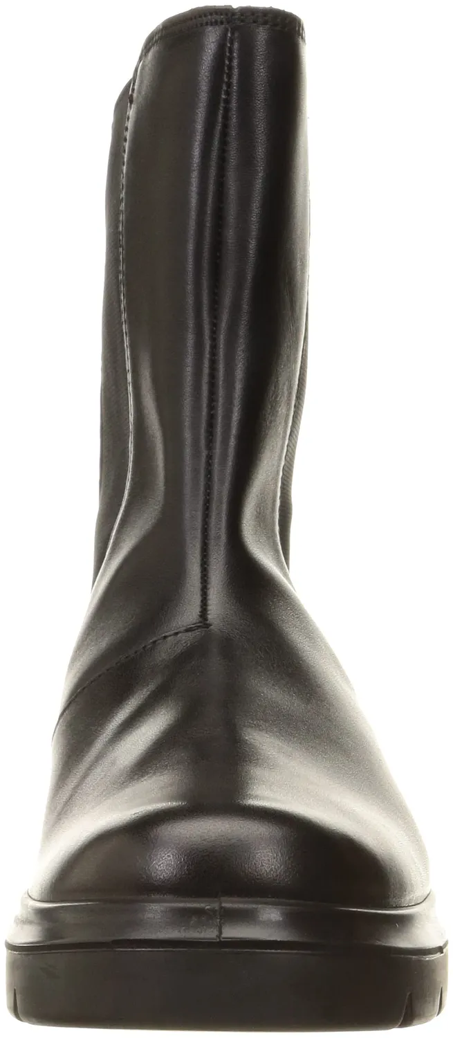 Ecco Nouvelle stivali Chelsea donna nero 35 EU suola alta