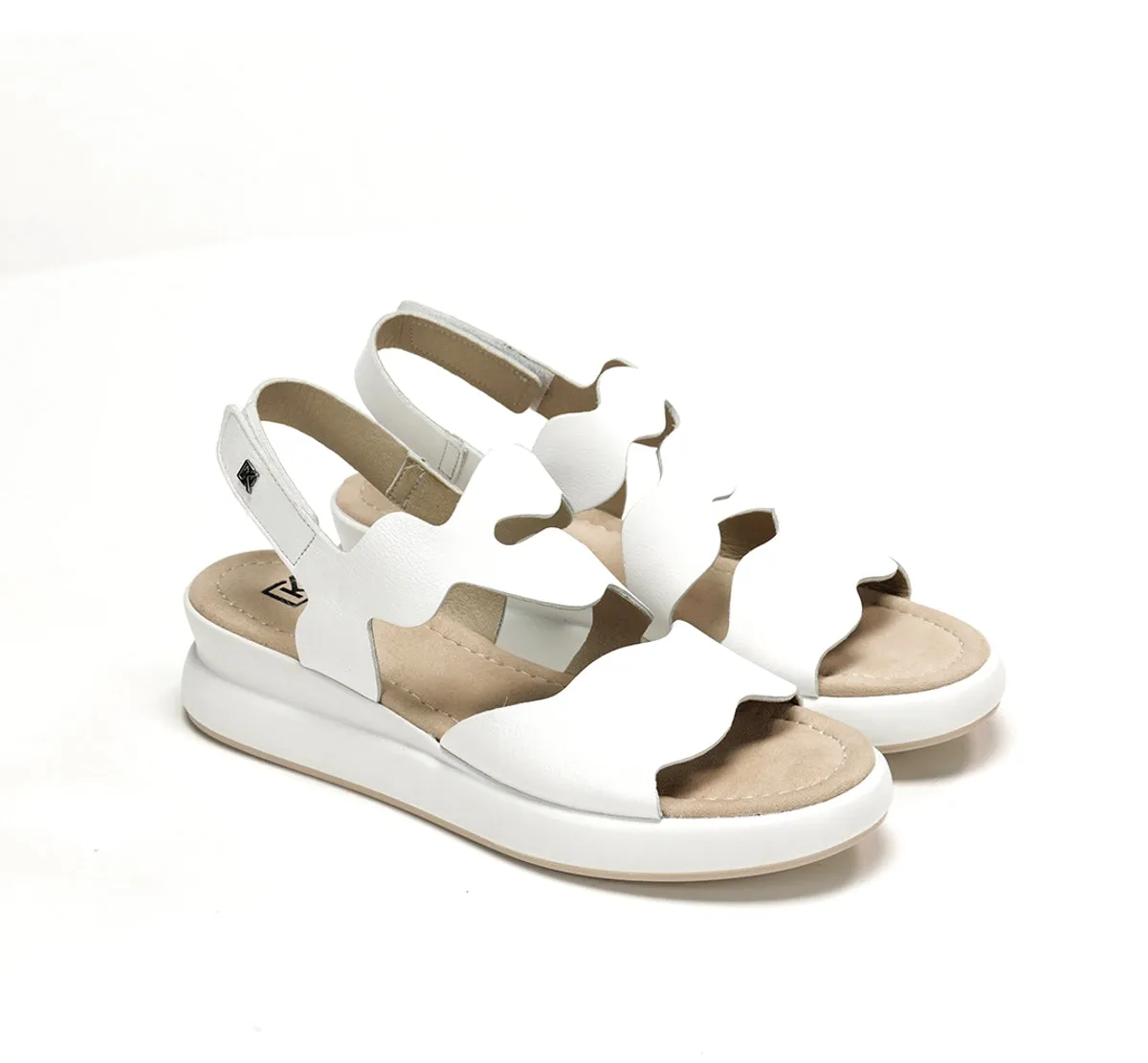 Dorking Slam D9290 sandali donna bianco fibbie