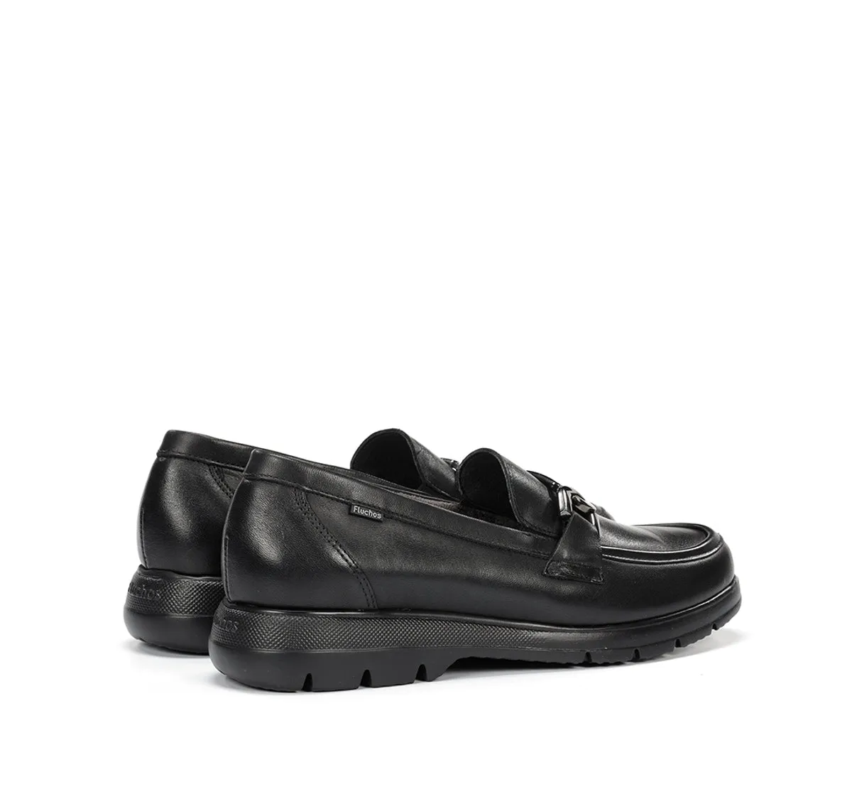 Fluchos Gladis F1794 mocassini donna neri leggeri