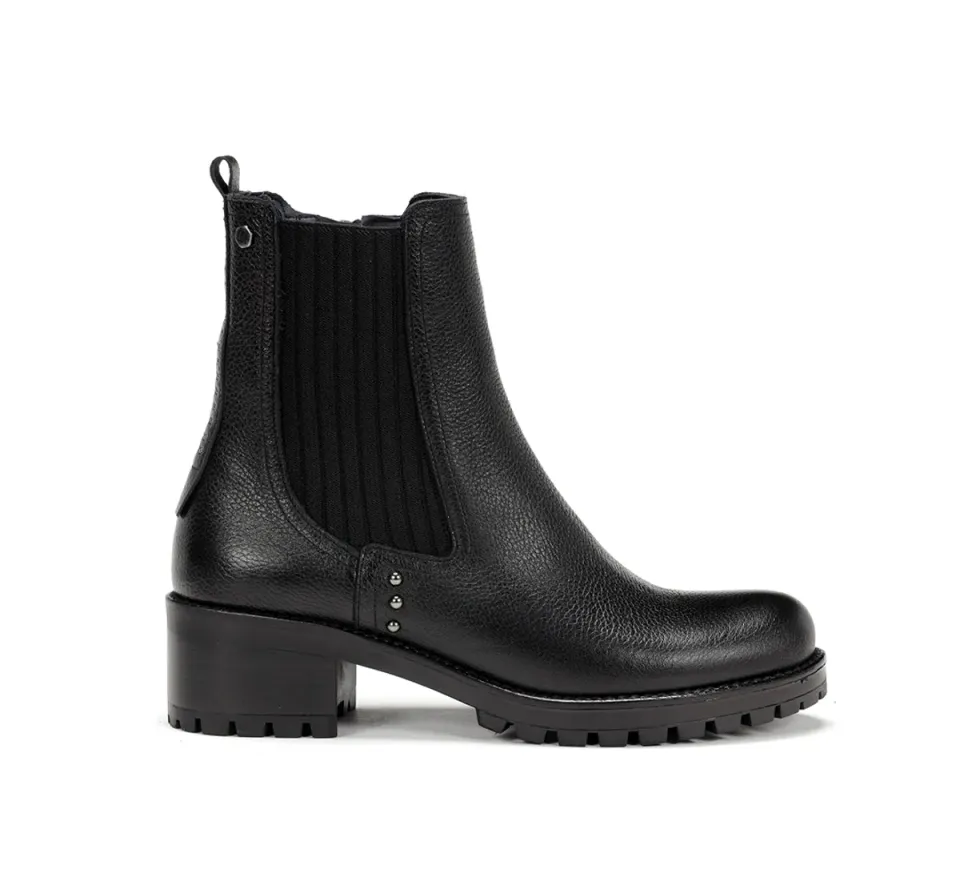 Fluchos Glass D8824 Stivaletti Donna Nero Track