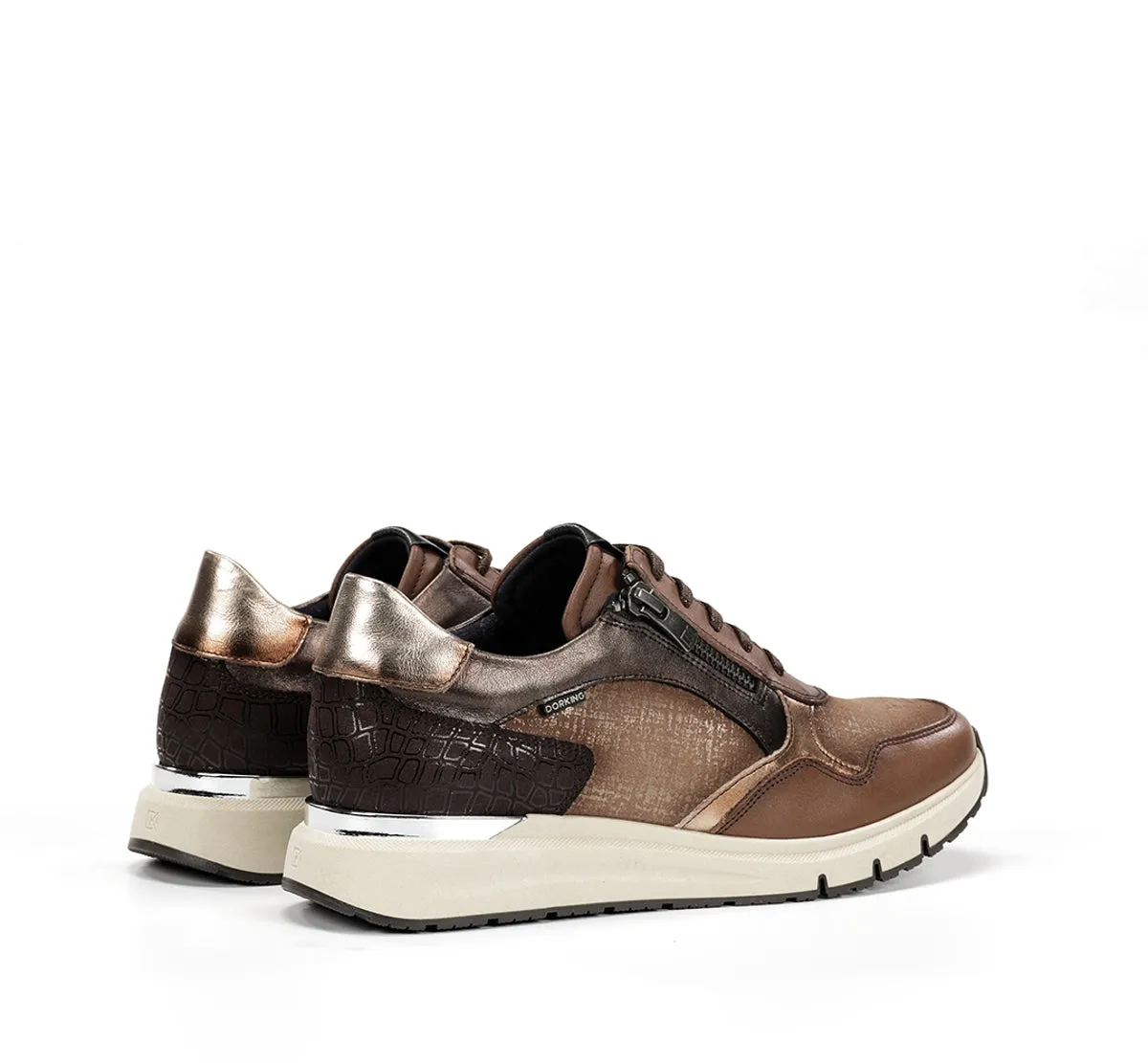 Fluchos Serena D9213 Sneaker Donna Tortora Comode