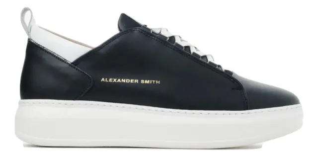 Alexander Smith Wembley Black White sneakers uomo pelle