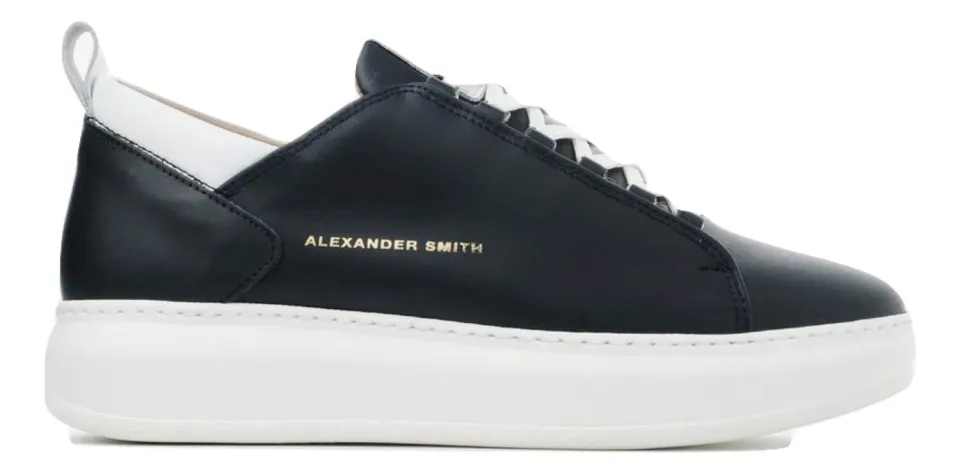 Alexander Smith Wembley Black White sneakers uomo pelle