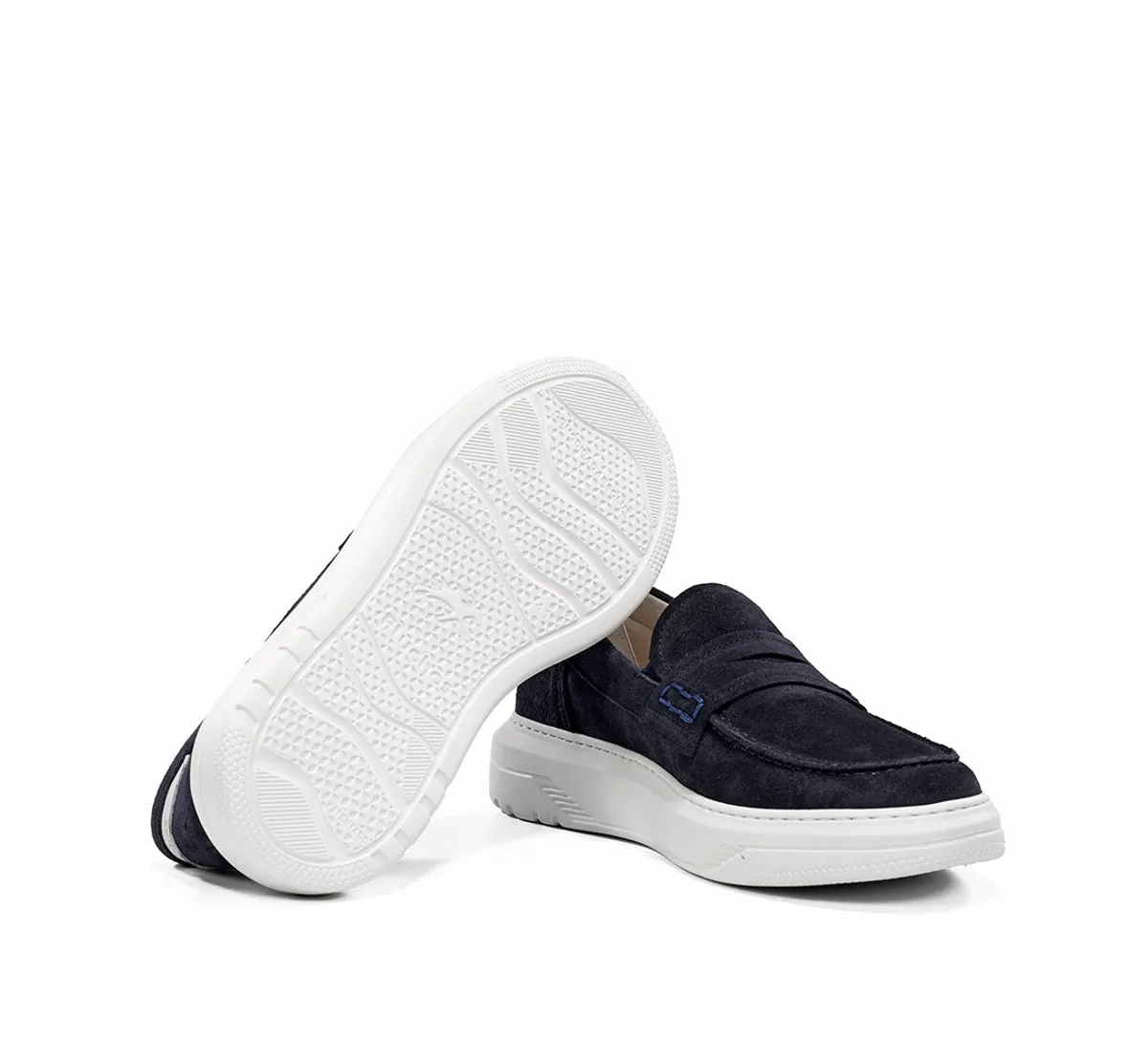 Fluchos Boston F2224 mocassino blu leggero
