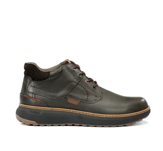 Fluchos Wildford F2536 stivaletti uomo verdi pelle