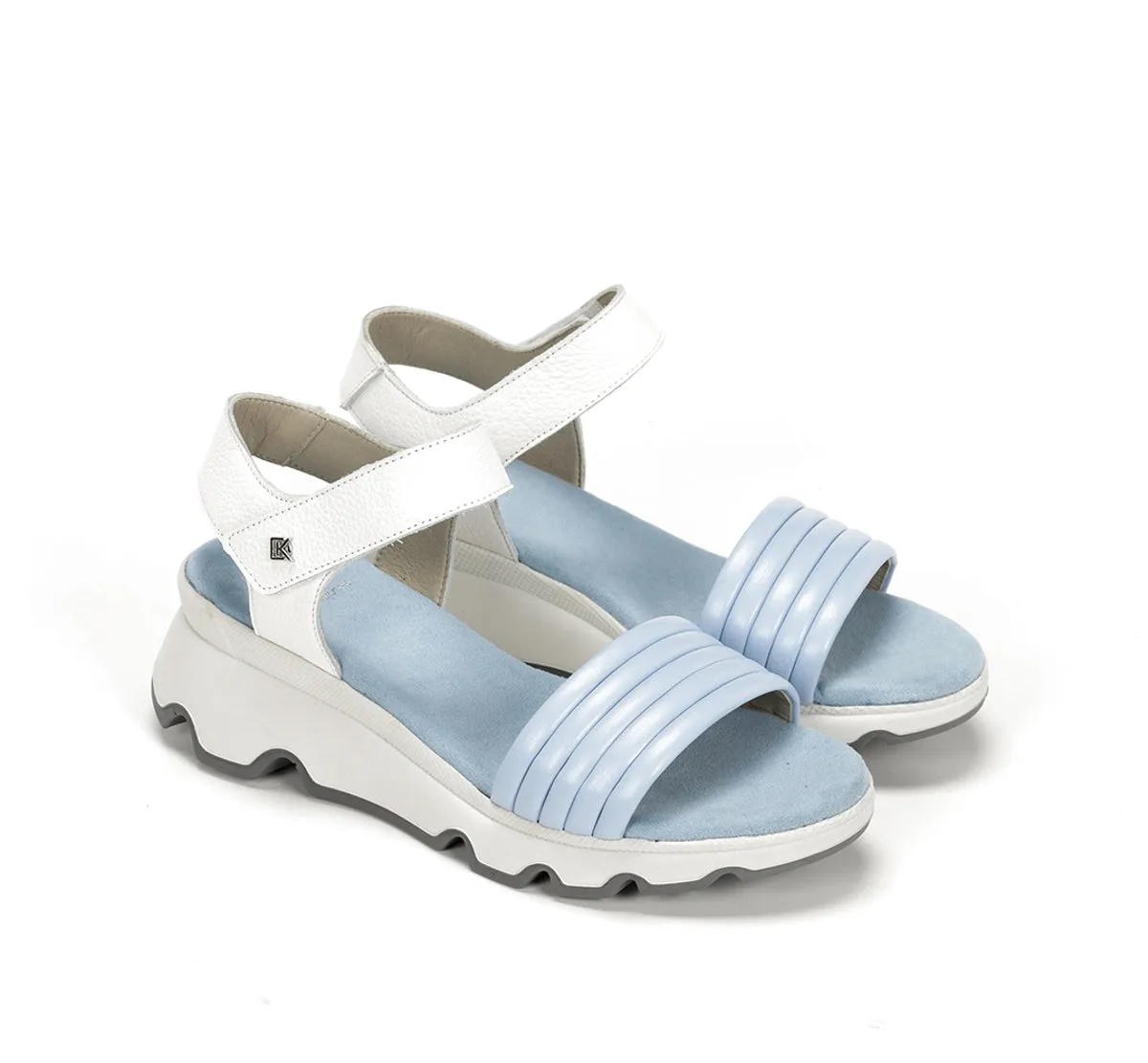Fluchos Lais D9023 sandalo blu con zeppa
