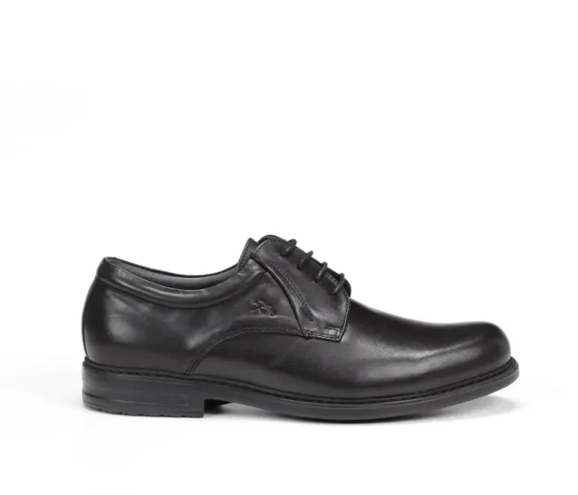 Fluchos Simon 8466 scarpe uomo nere pelle leggera