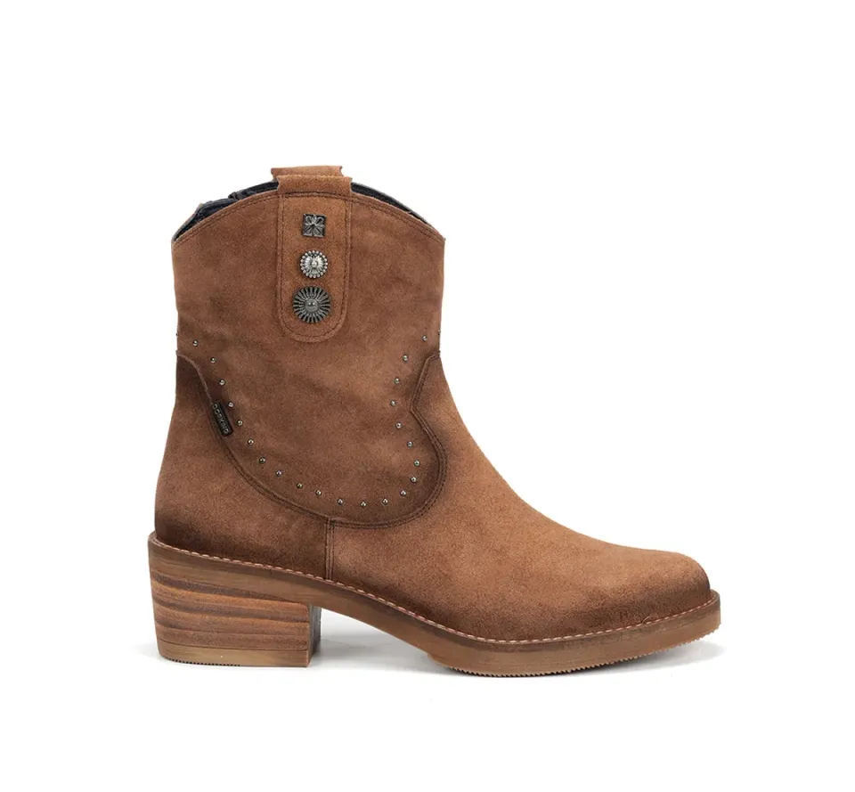 Fluchos Layla D9549 stivaletti donna marrone tacco basso