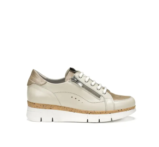 Fluchos India D9301 sneakers taupe donna