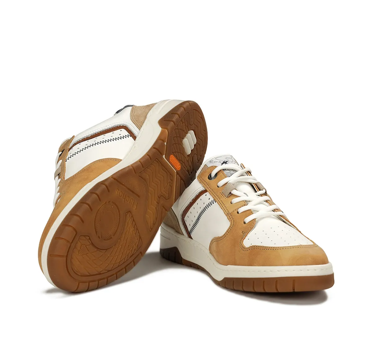 Fluchos Roger F1954 sneakers uomo gialle pelle