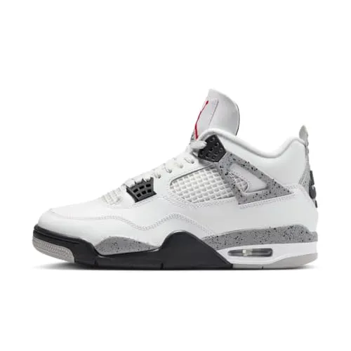 Nike Air Jordan 4 Retro sneakers summit bianco 47,5 EU pelle