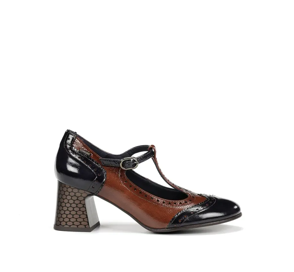 Fluchos Dacy D9618 mocassino donna marrone tacco comodo