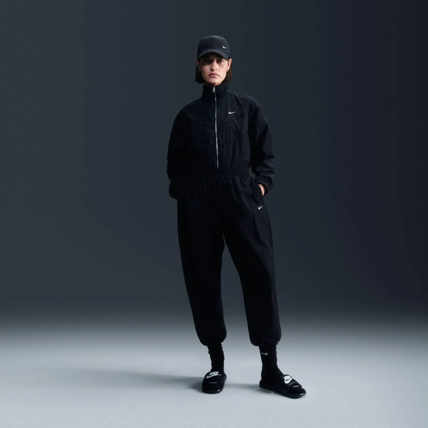 Nike Windrunner giacca donna taglia L antivento