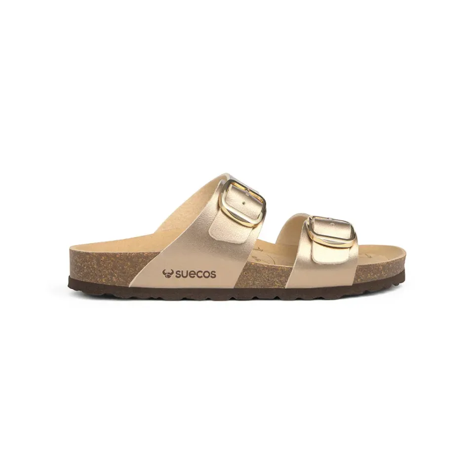 Suecos Vind sandali donna taupe pianta piatta