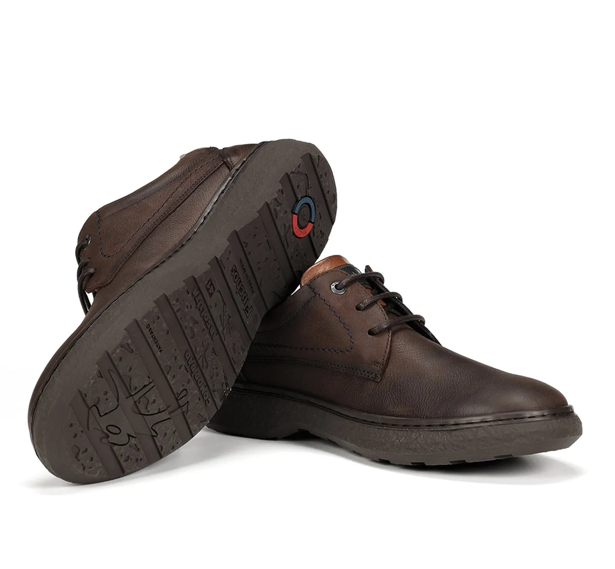 Fluchos Ragnar F1877 scarpe uomo marroni pianta larga