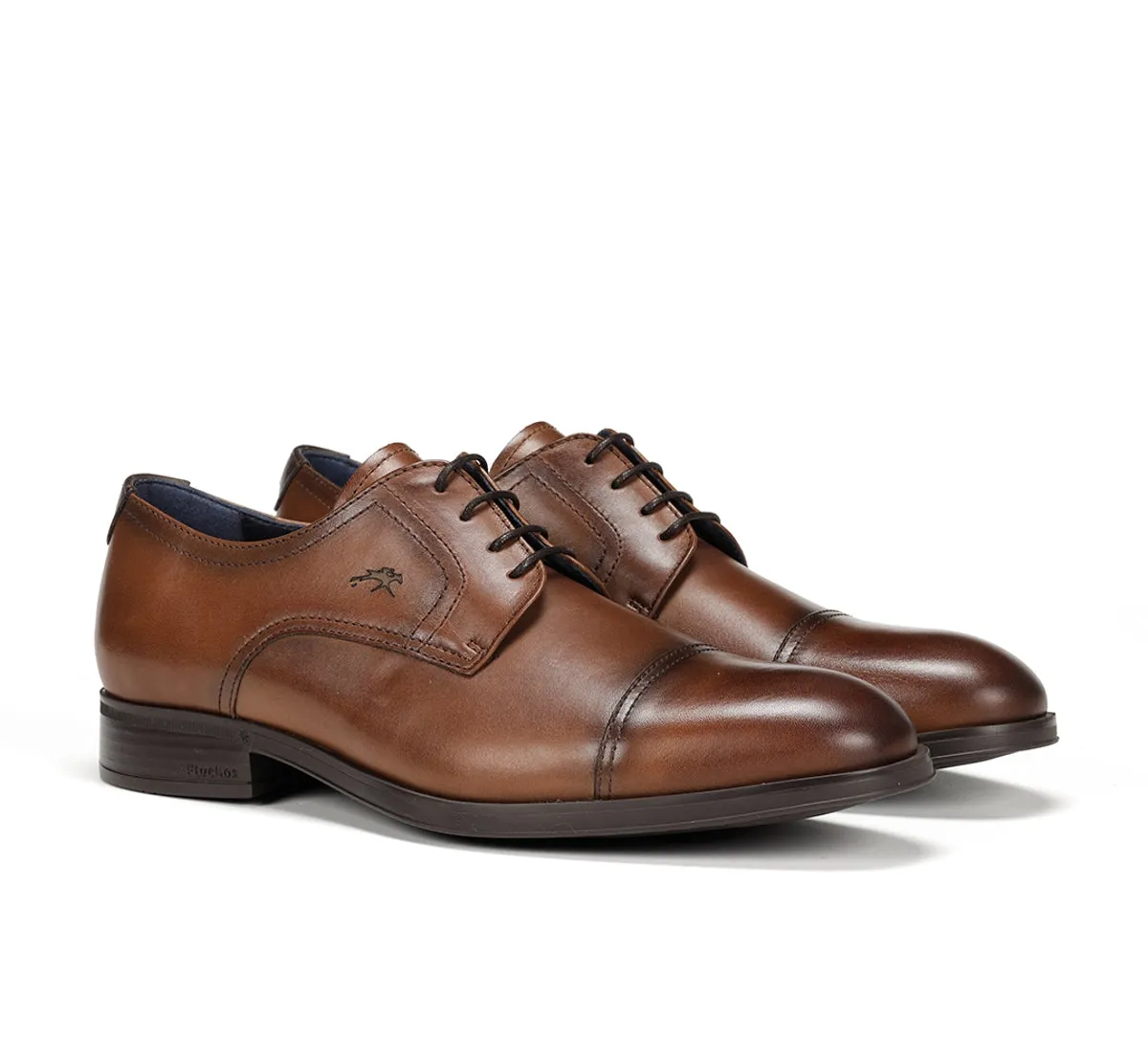 Fluchos Asgard F1885 scarpe uomo marroni pelle liscia