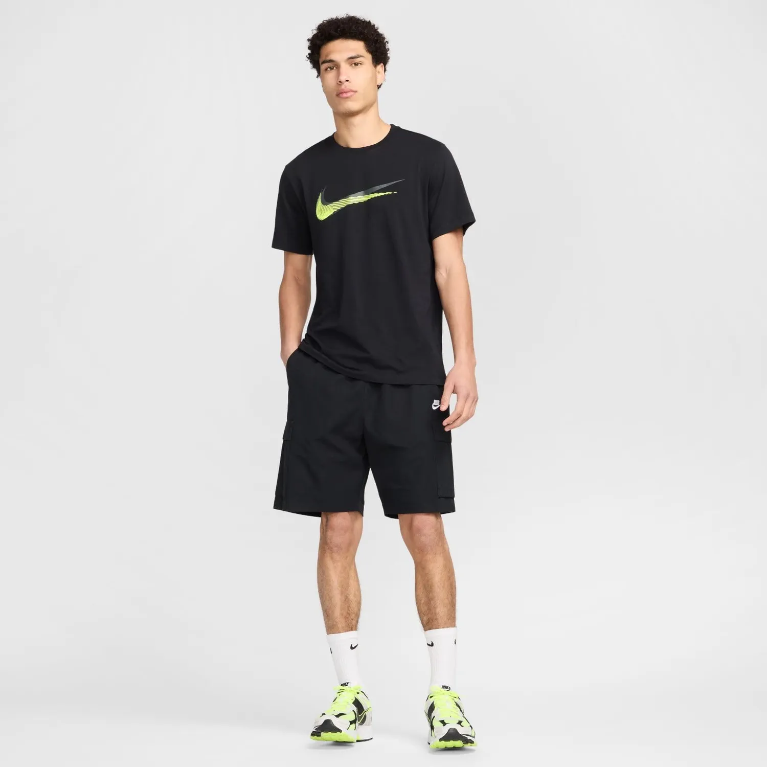 Nike Sportswear t-shirt uomo S nera cotone