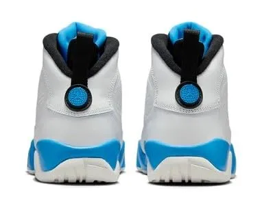 Jordan 9 Retro sneakers pelle bianche blu Air