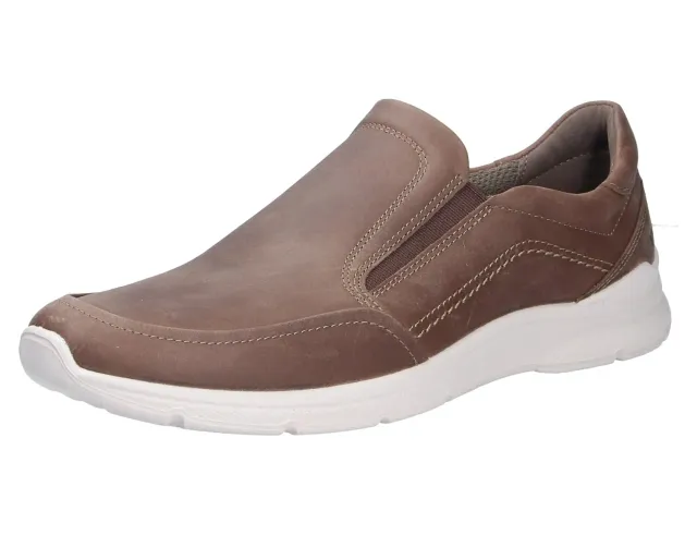Ecco Irving slip-on uomo 40 EU marrone noce moscata pelle