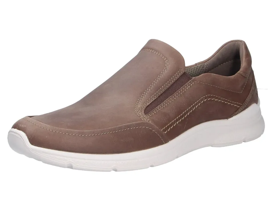 Ecco Irving slip-on uomo 40 EU marrone noce moscata pelle