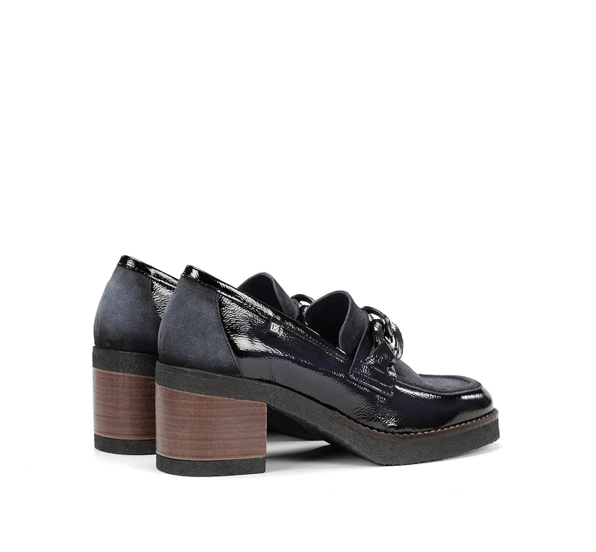 Dorking Oprah D9193 mocassino donna blu suola crepe