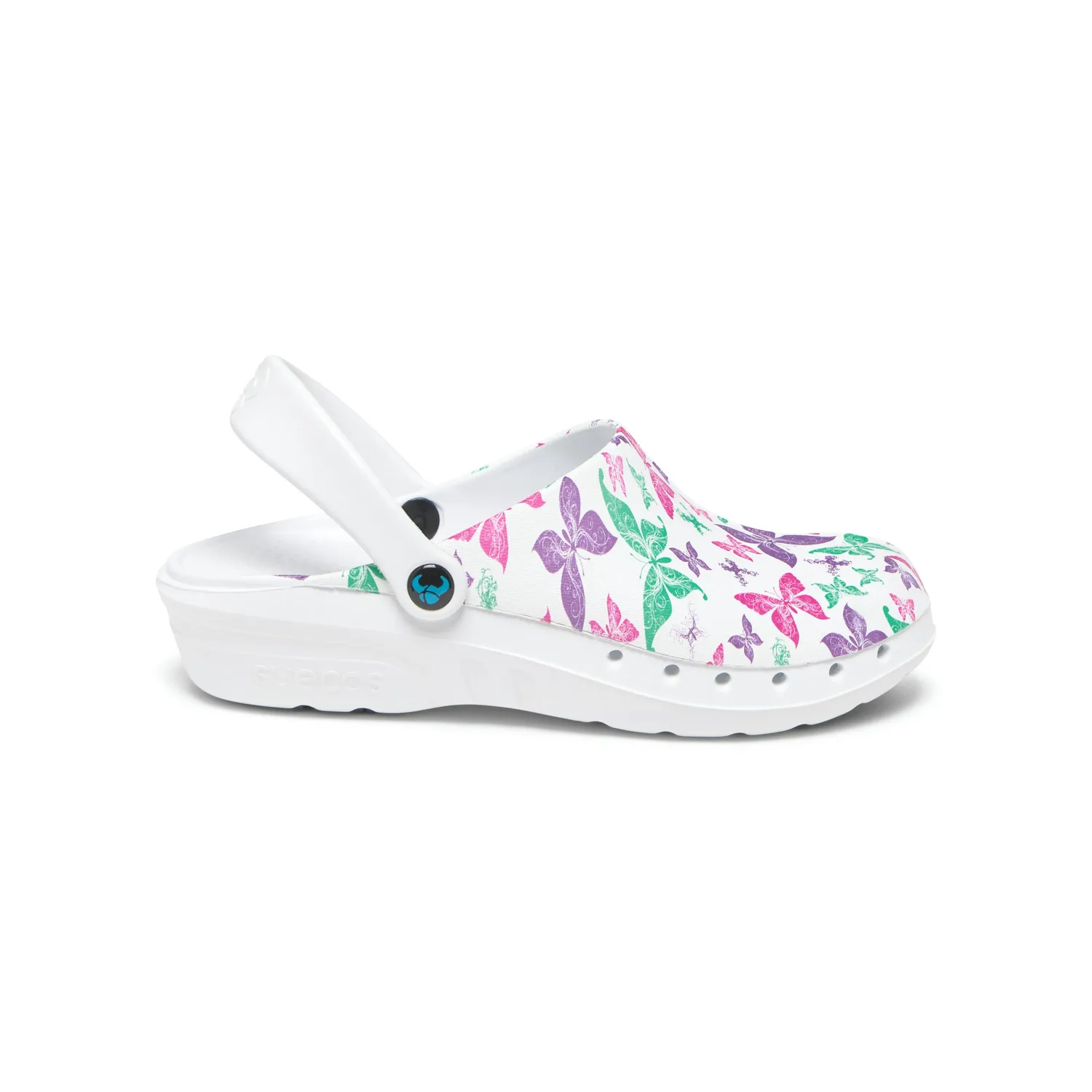 Suecos Oden+ Butterfly zoccoli sanitari rosa antiscivolo