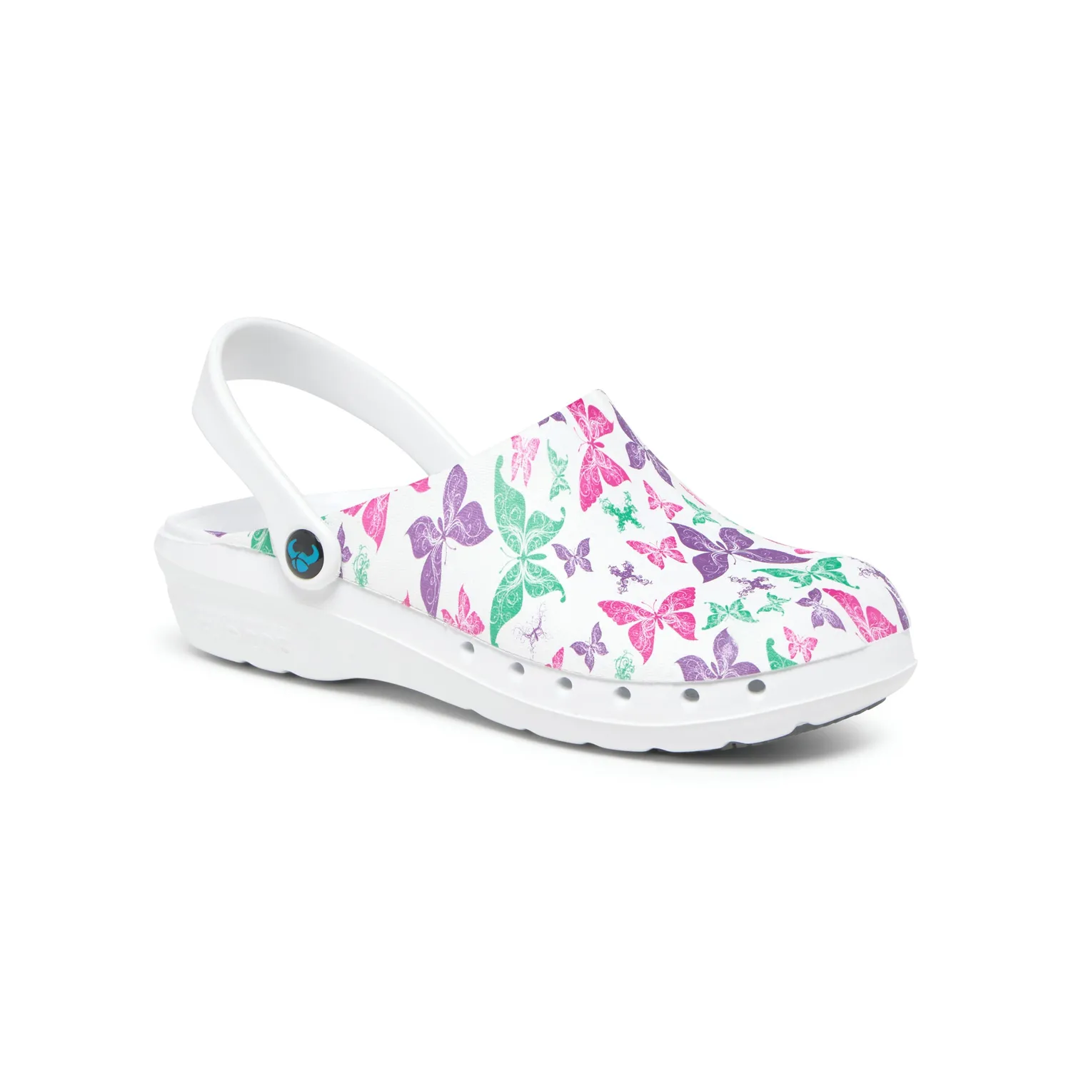 Suecos Oden+ Butterfly zoccoli sanitari rosa antiscivolo