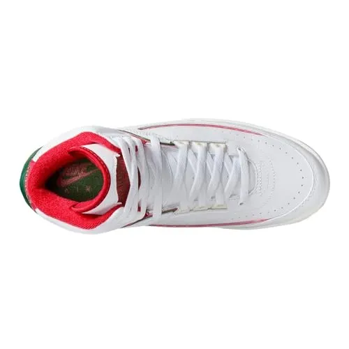 Nike AJ2 Retro sneaker unisex 41 EU bianco rosso pelle