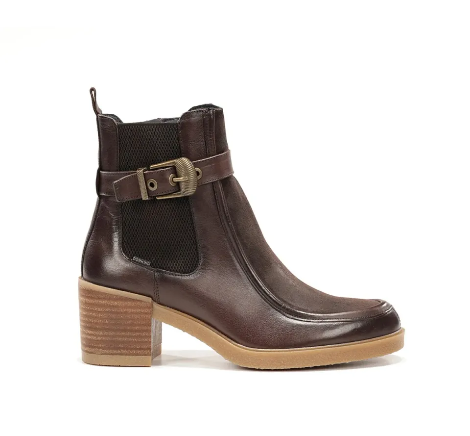 Dorking Aroma D9755 tronchetti marrone donna