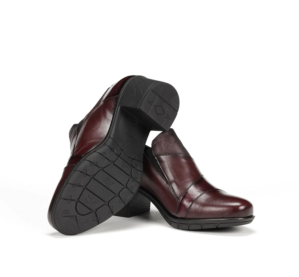 Fluchos Nydia F1802 slip on donna bordeaux elegante