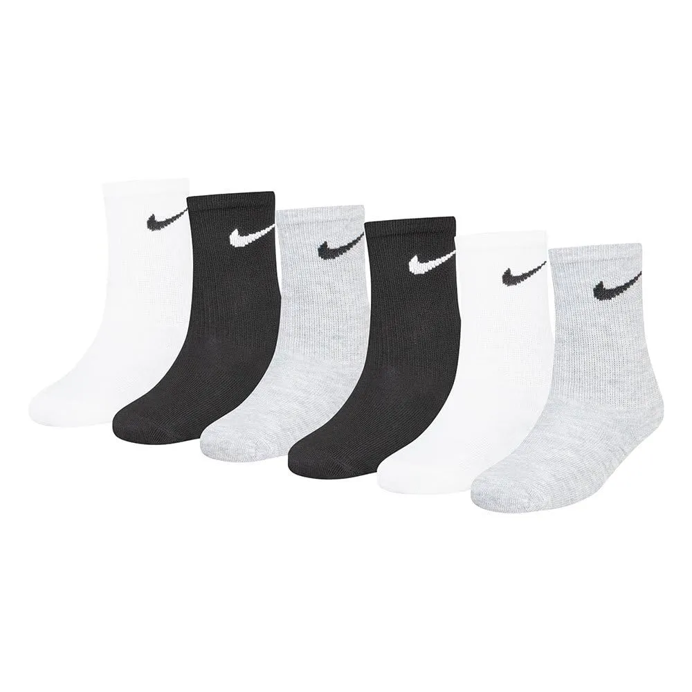 Nike Everyday Cushion Calzini Bambini 6 Paia Bianchi