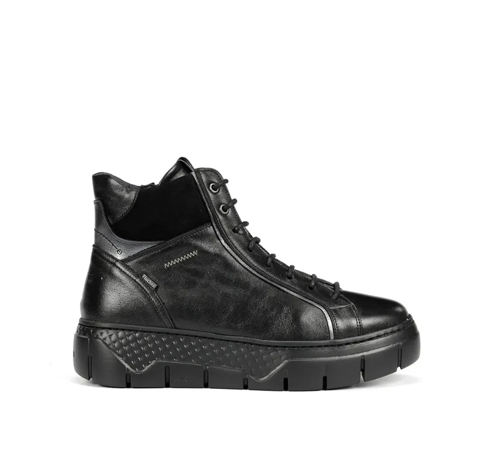 Fluchos Ilia F2304 stivaletto donna nero stringato