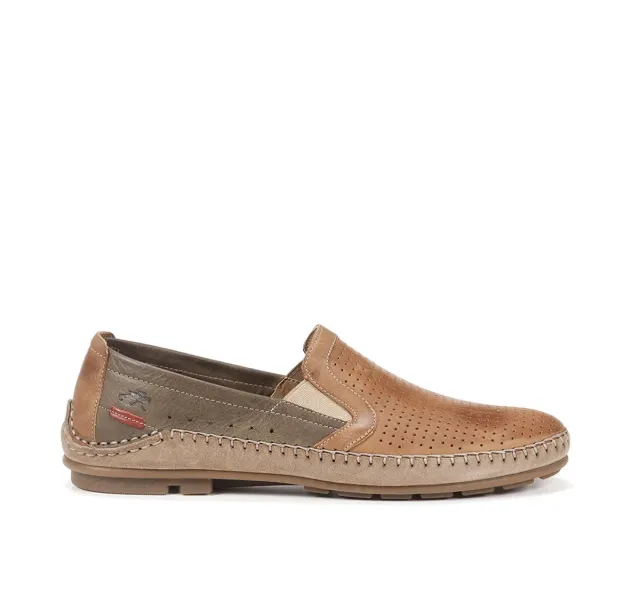 Fluchos Dorian F1172 mocassino uomo marrone casual