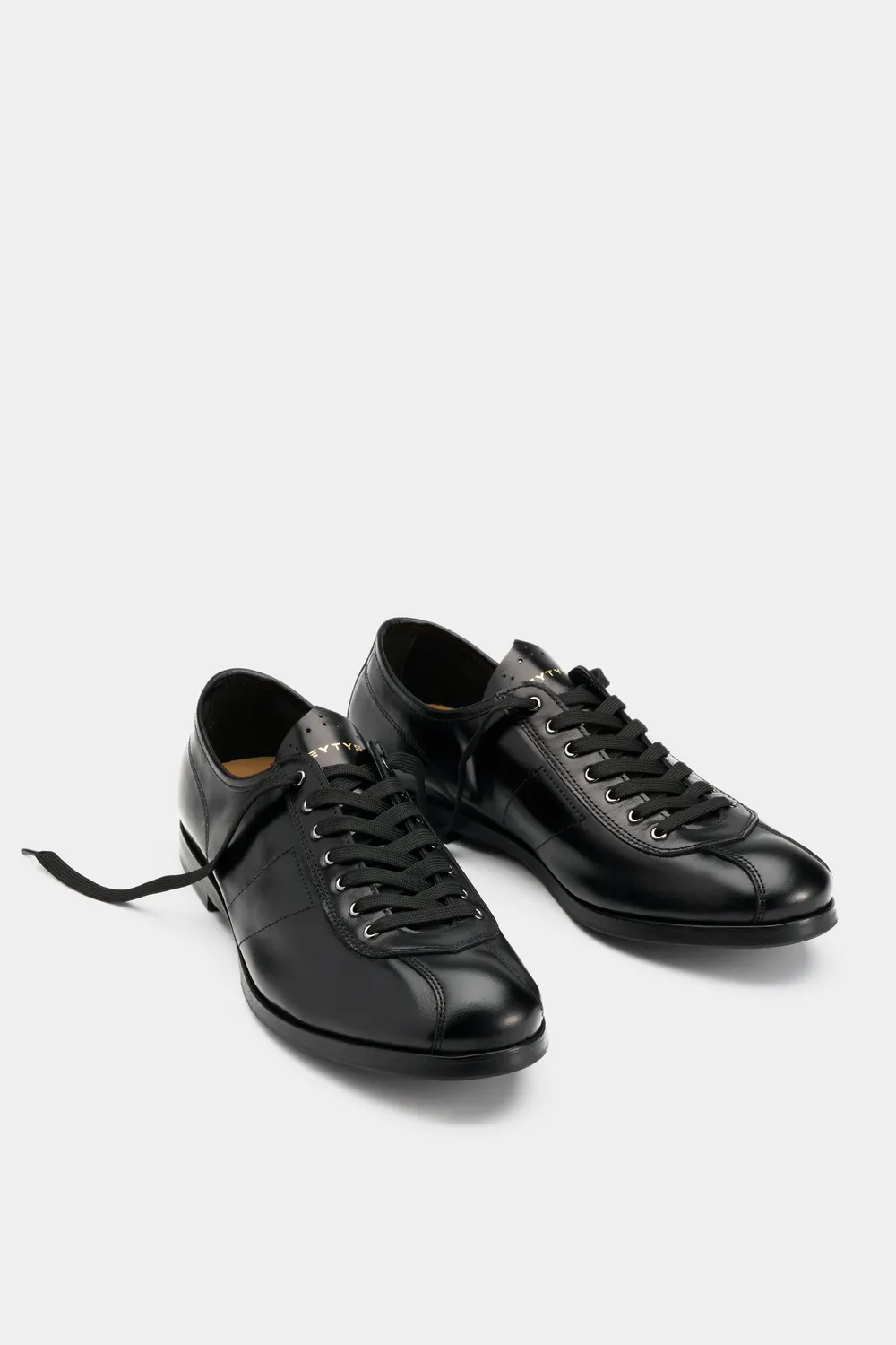 Eytys Victory scarpe eleganti pelle nera stringate