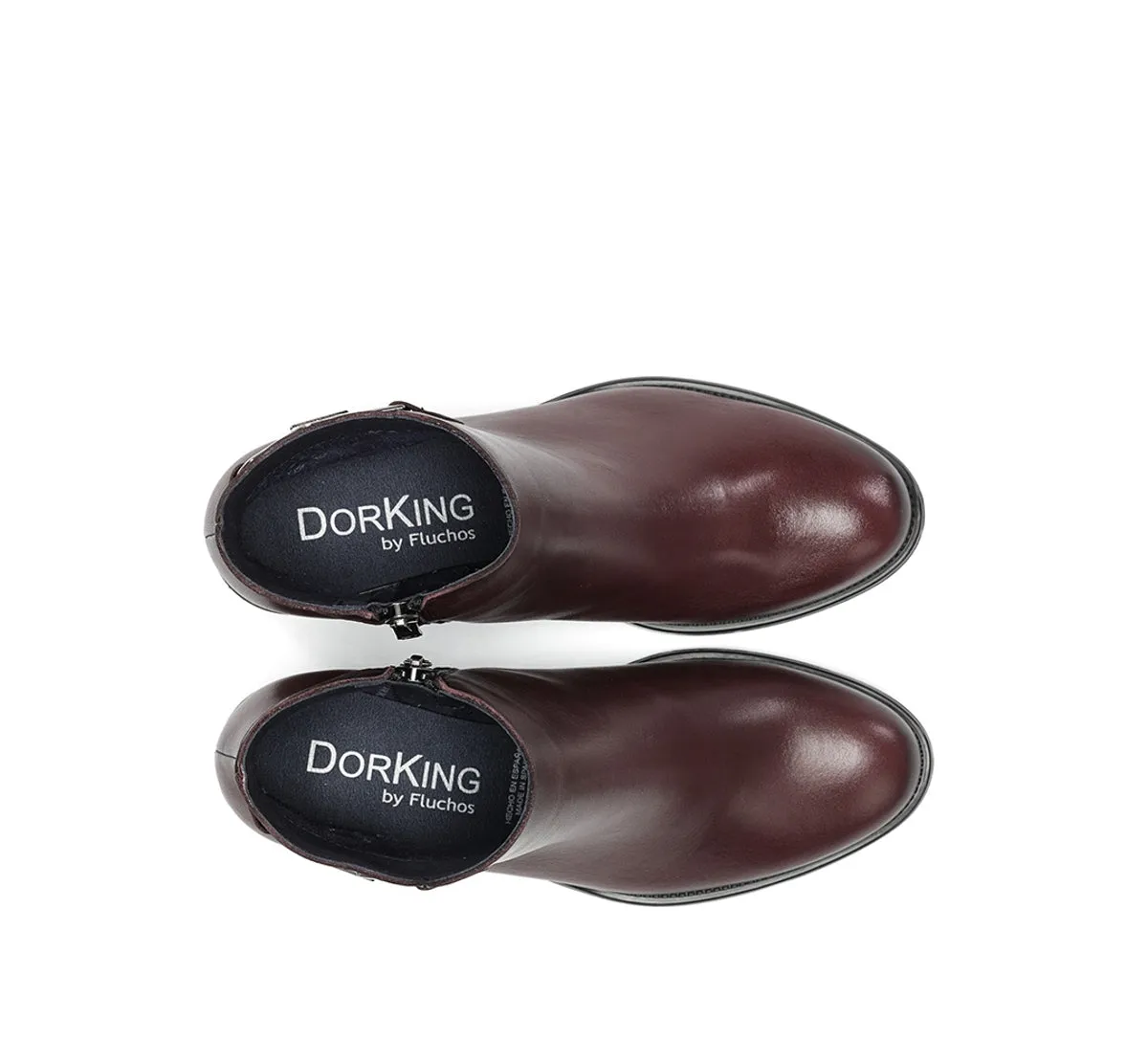 Fluchos Chiara D9347 stivaletti donna bordeaux tacco