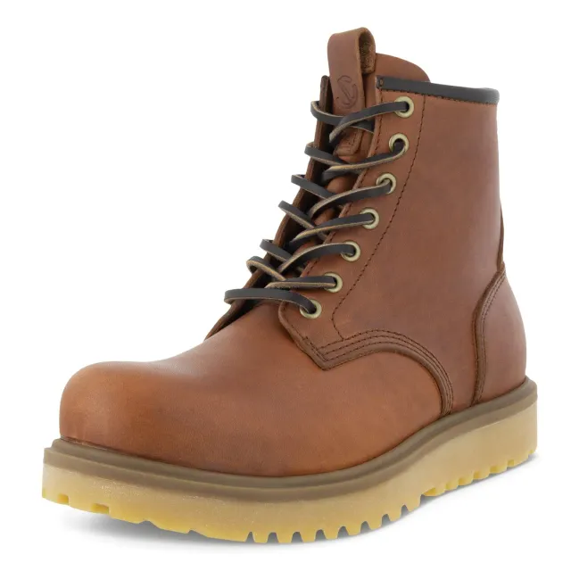 Ecco Staker stivali uomo pelle color rust
