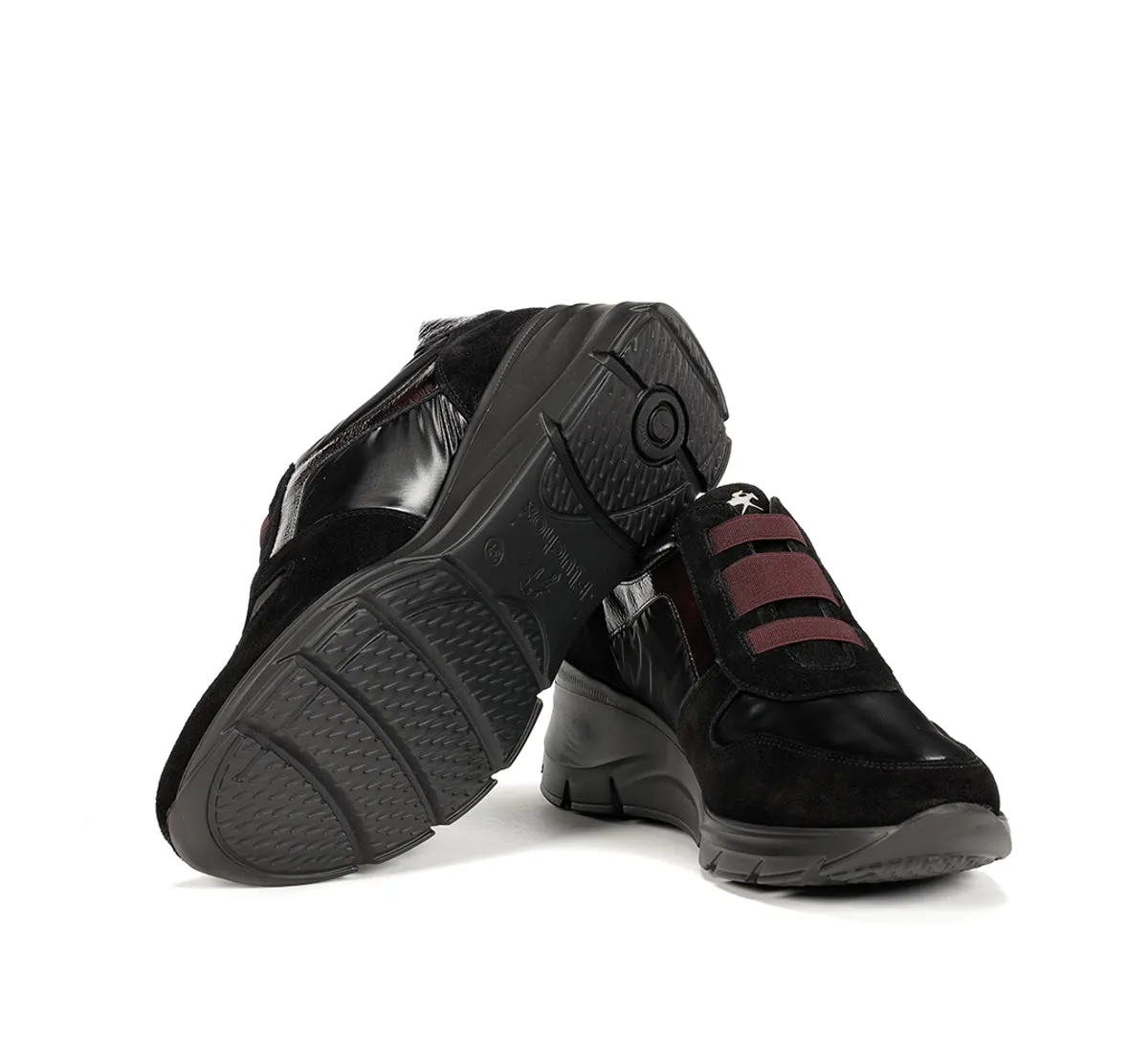 Fluchos Olas F1509 sneakers donna nere zeppa