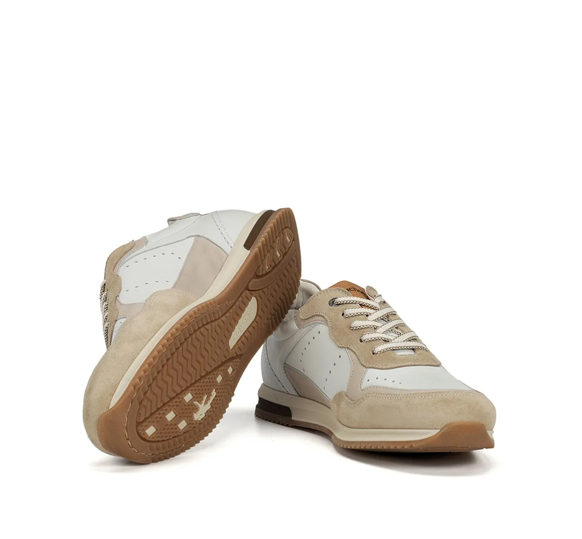 Fluchos Samir F2414 sneakers uomo beige tessuto